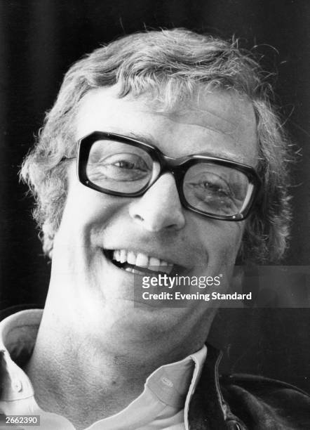 English actor Michael Caine, born Maurice Micklewhite.