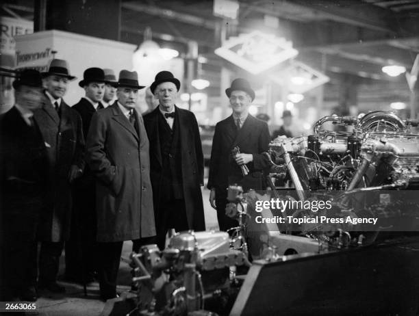 South African soldier and prime minister James Hertzog with British inventor, naval engineer, and uncle of Siegfried Sassoon, John Thornycroft and...