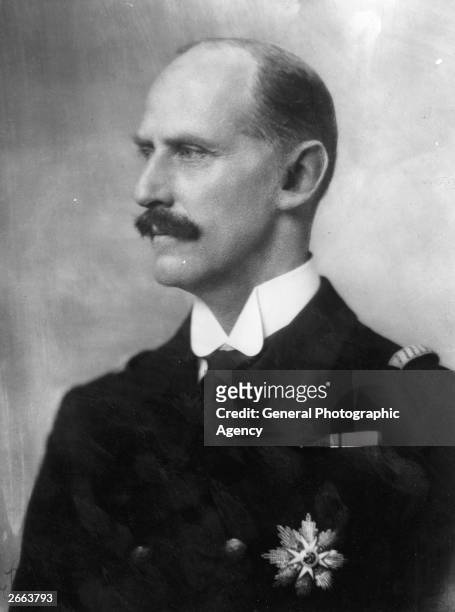 King of Norway Haakon VII who is visiting England for the marriage of Princess Marina to the Duke of Kent on 29 November 1934.