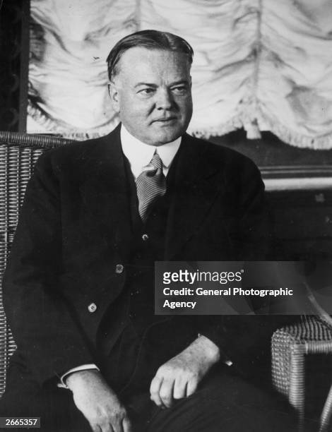 Herbert Hoover , 31st President of the United States from 1928 to 1932.