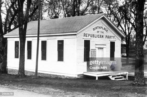 The birthplace of the Republican Party in Ripon, Wisconsin.