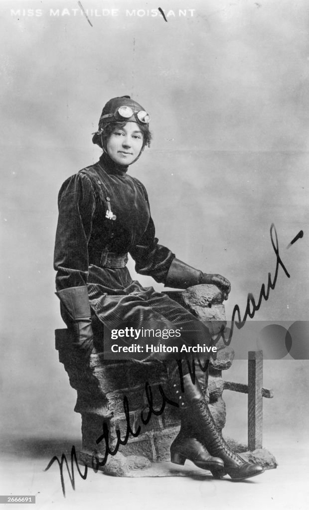 American aviation pioneer Matilde Moisant who gained her pilot's ...