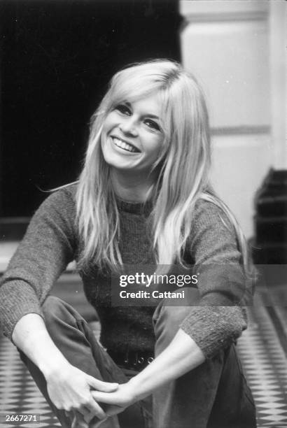 French actress Brigitte Bardot at a London Hotel, 12th September 1966.