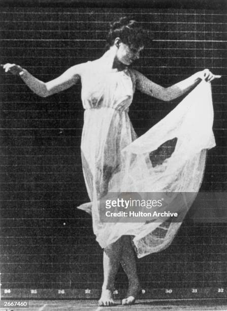 American dancer Isadora Duncan .