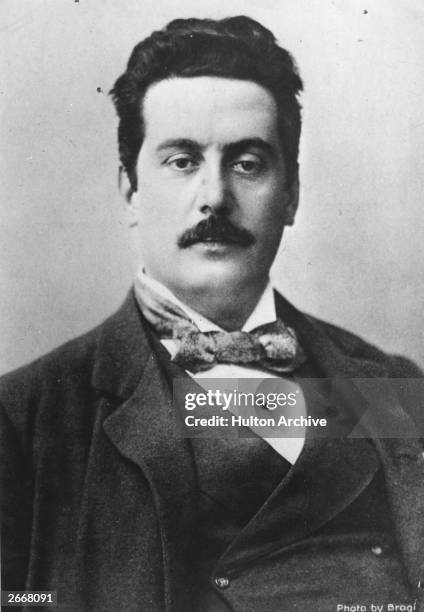 Italian composer, Giacomo Puccini . Writing operas absorbed most of his energies throughout his mature working life.