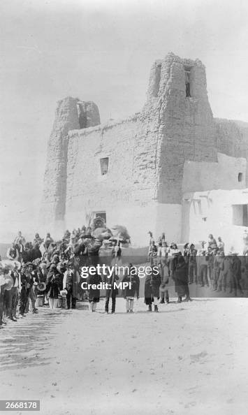 Governor Charles Riley A group of Pueblo Indians from the Native American village of Acoma ...