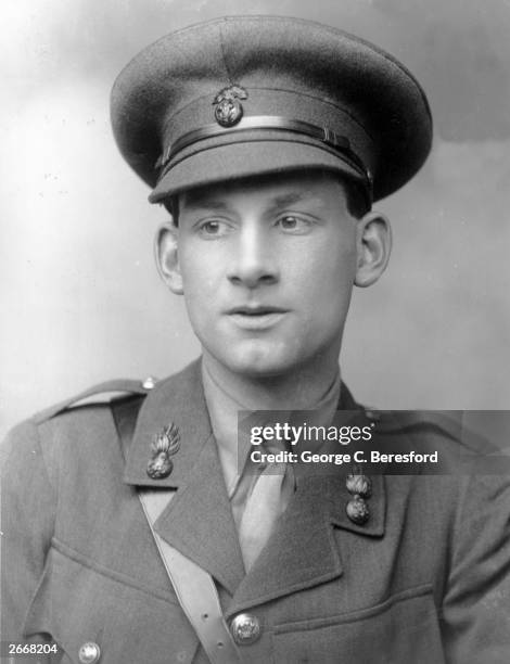 English poet and novelist Siegfried Sassoon who is best known for his poems dealing with World War I.