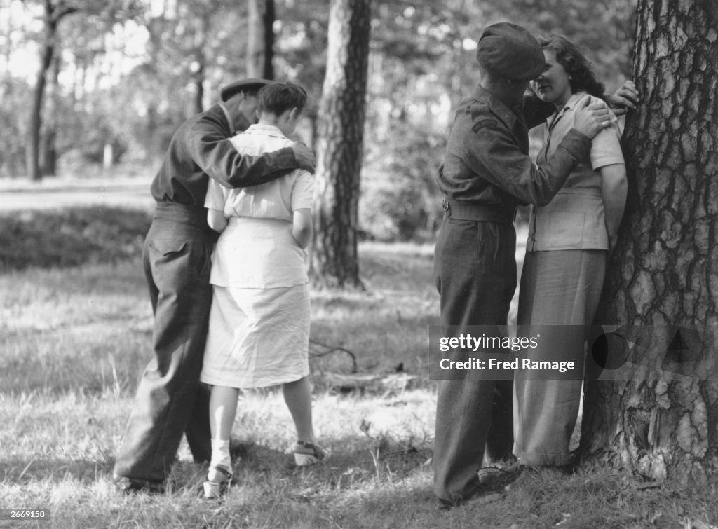 Fraternisation British troops stationed in Germany fraternise with the local girls ...
