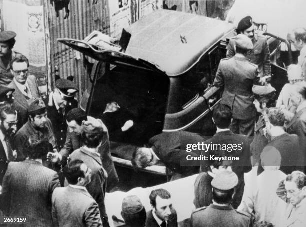 The body of the former Italian Prime Minister and Christian Democrat leader Aldo Moro is found in the back of a van parked in a street in Rome. Moro...