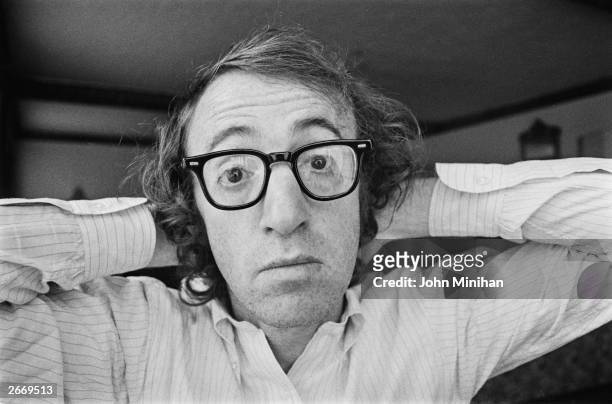American writer, actor and film director Woody Allen.