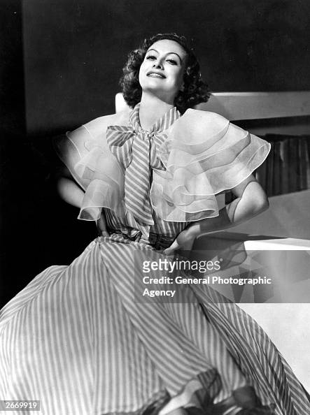 American film star Joan Crawford . News Photo - Getty Images