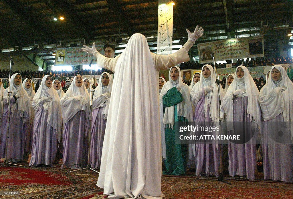 Iranian female students, members of the 