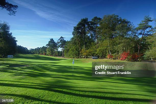 General view taken during the final round of The Dutch Open held on October 12, 2003 at Hilversumsche Golf Club, in Hilversum, Holland.