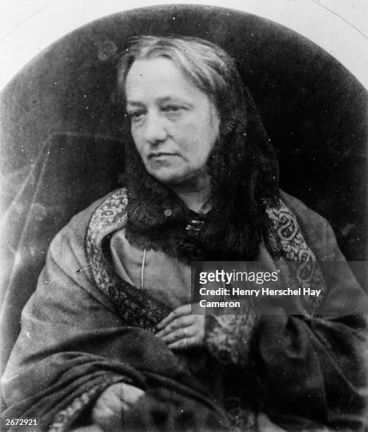 Mrs Julia Margaret Cameron , a Victorian photographer who made dramatic portraits of famous Victorians - often posing as historical figures - using...