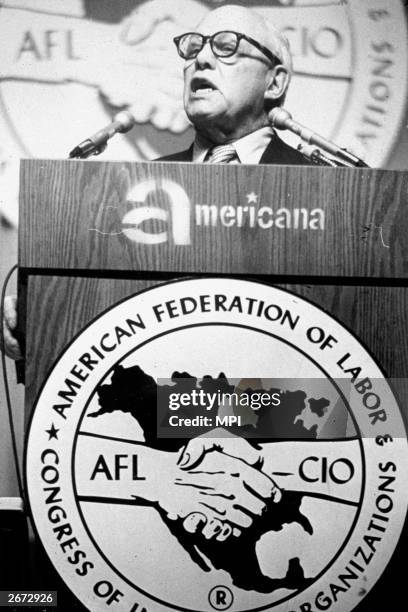 American Union leader George Meany , the President of the AFL-CIO .