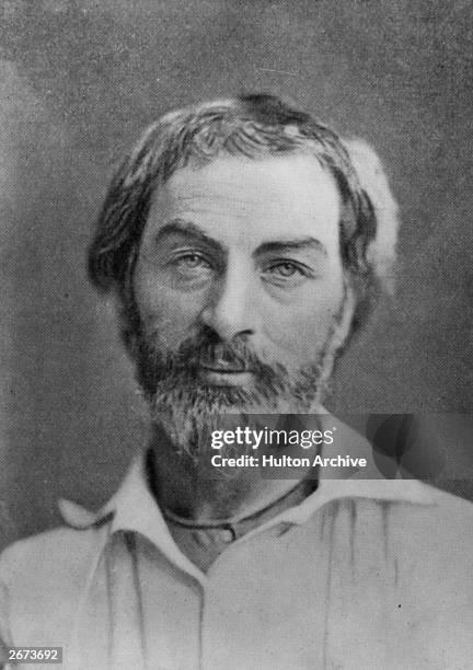 Poet and author Walt Whitman .