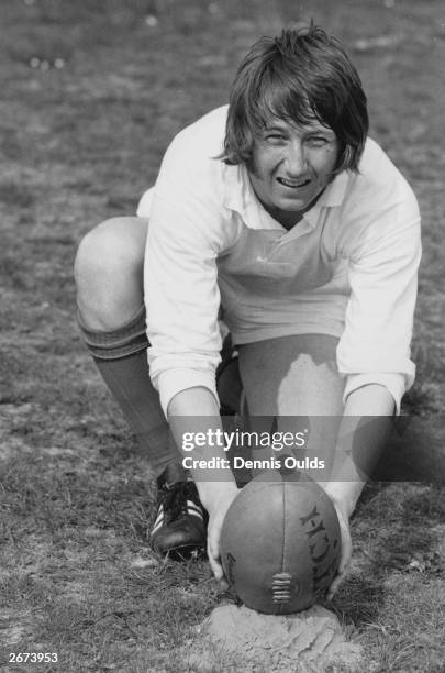 London Welsh and Wales rugby full-back J P R Williams at Astbourne where he is training with the British Lions for their summer tour of Australia.