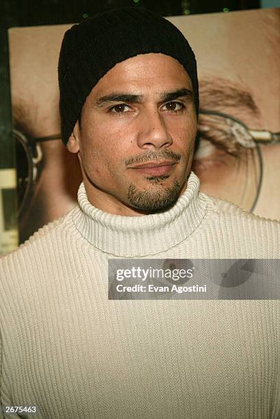 Actor Frankie G attends a special screening of the new film "Shattered Glass" on October 28, 2003 in New York City.