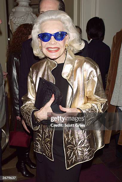 Anne Slater arrives at a party to celebrate the release of designers Domenico Dolce & Stefano Gabbana's new book "Hollywood" at Bergdorf Goodman...