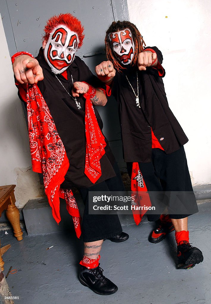 Icp Rappers Rappers Shaggy 2 Dope and Violent J of the Insane Clown Posse pose ...