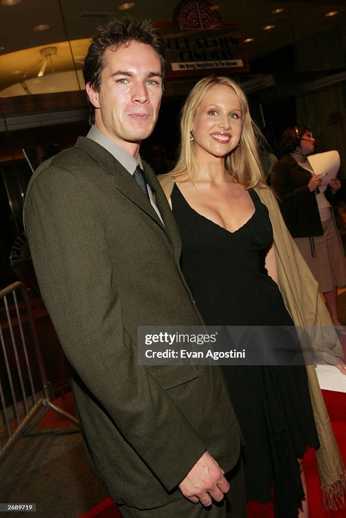 Actor James D'Arcy and girlfriend Lucy Punch arrive at a special... News Photo Getty Images