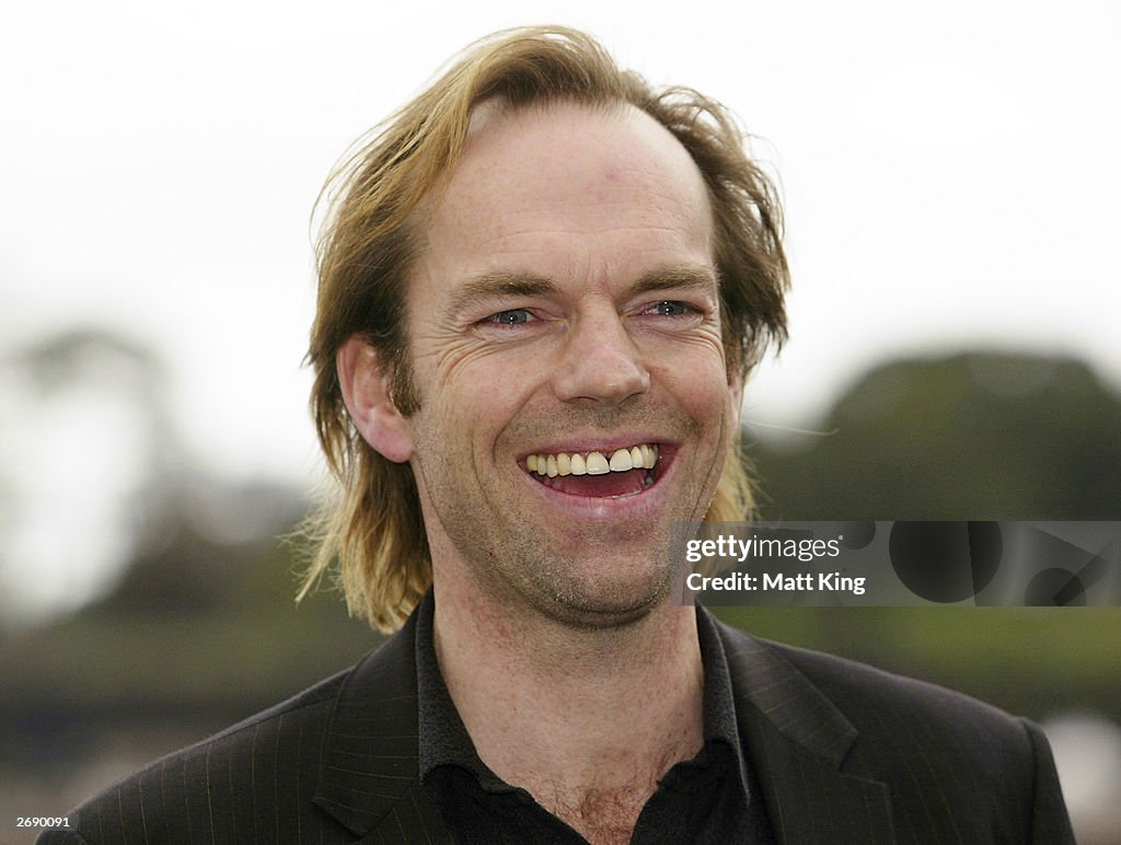 Actors Hugo Weaving is shown at a press conference for the Australian  News Photo - Getty Images