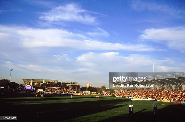 General view overlooking The Stoop during the Zurich Premiership match between Harlequins and Gloucester on October 18th, 2003 at The Stoop in...