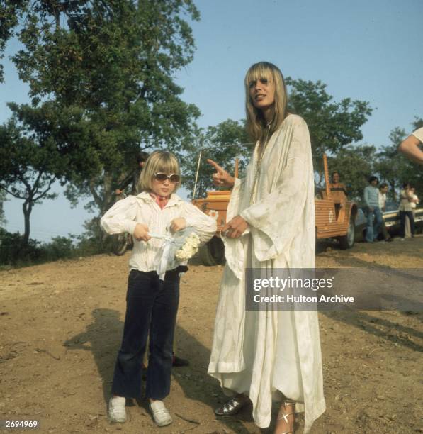 Italian-born German actress Anita Pallenberg, whose films were less publicised than her relationships with three of the Rolling Stones.