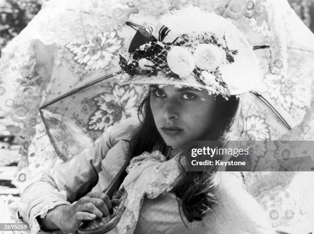 German film star Natassja Kinski, from Roman Polanski's film 'Tess', an adaptation of the Thomas Hardy novel 'Tess of the D'Urbervilles'.