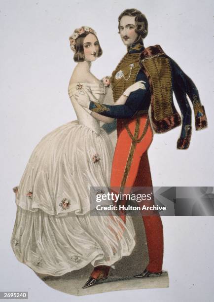 Queen Victoria and Prince Albert take to the dance floor.