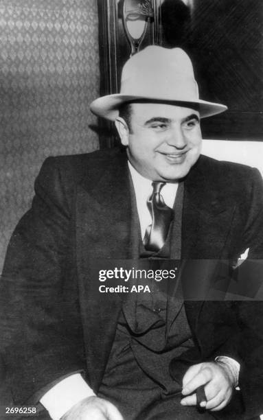 American gangster Al Capone .