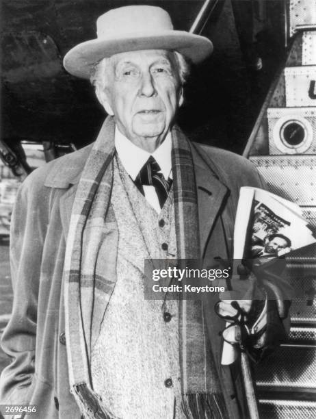 Architect Frank Lloyd Wright .