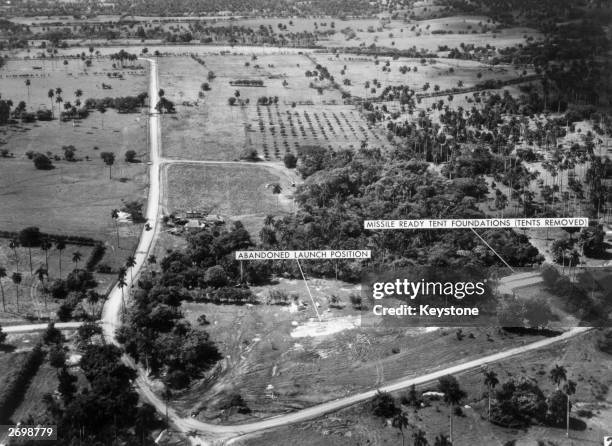 Former missile launch site in Cuba after it was dismantled by Soviet troops during the Cuban missile crisis.