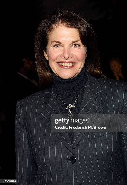 Sherry Lansing attends the film premiere of "Tupac Resurrection" at the Cinerama Dome Theater on November 4, 2003 in Hollywood, California.