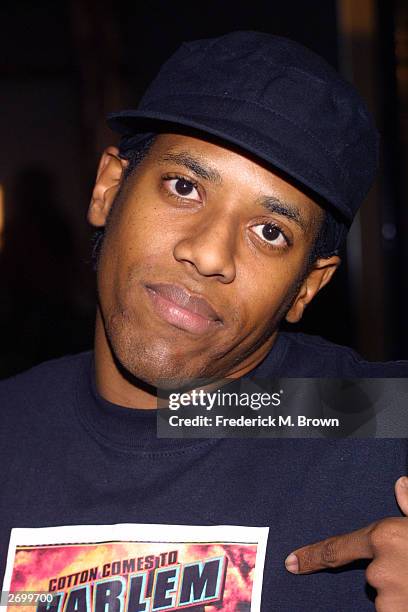 Actor Al Thompson attends the film premiere of "Tupac Resurrection" at the Cinerama Dome Theater on November 4, 2003 in Hollywood, California.