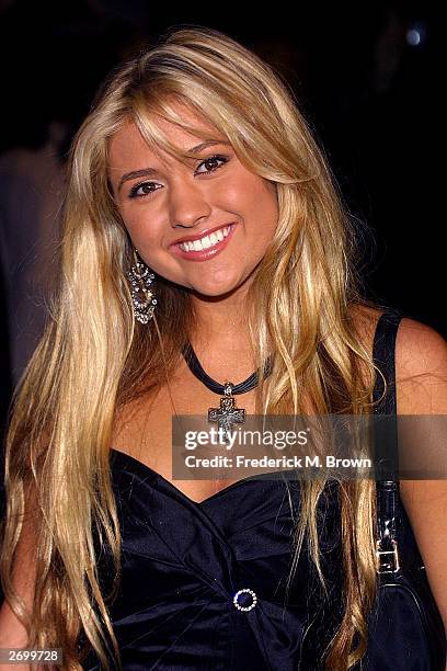 Recording artist Angel Faith attends the film premiere of "Tupac Resurrection" at the Cinerama Dome Theater on November 4, 2003 in Hollywood,...