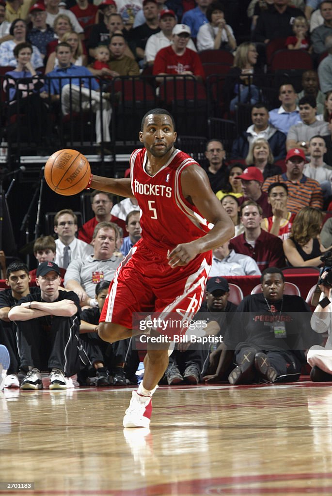 Cuttino Rashawn Cuttino Mobley of the Houston Rockets drives against the Denver... News ...