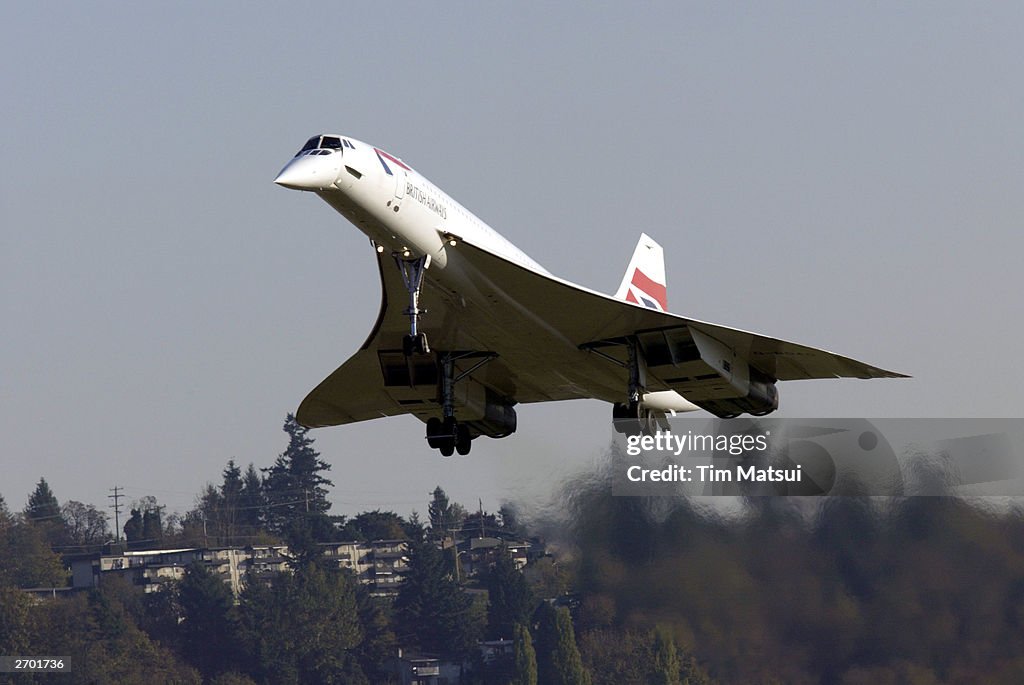 Concorde Lands in Seattle