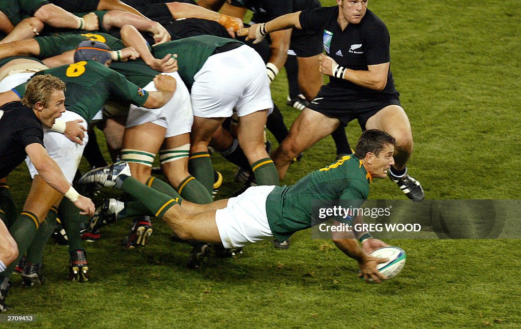 South African scrum-half Joost van der W