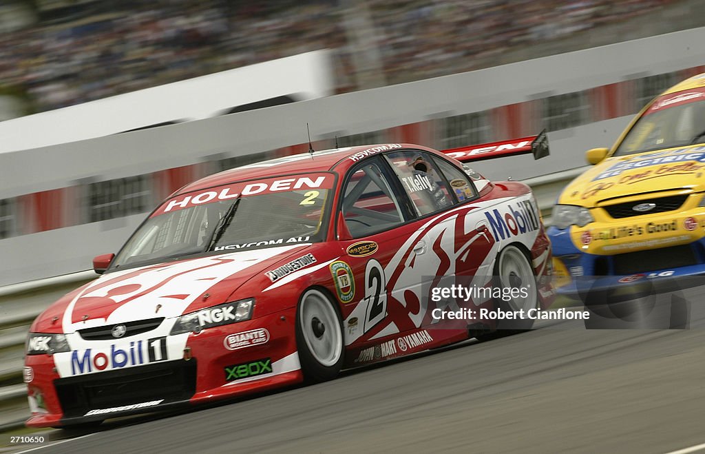 Todd Kelly of the Holden Racing Team in action during race two of ...
