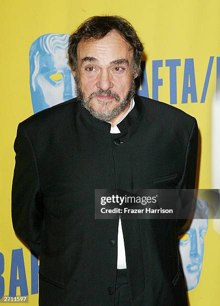 Actor John Rhys-Davies arrives at the 12th Annual BAFTA/LA Britannia Awards held at the Century Plaza Hotel on November 8, 2003 in Los Angeles, CA.