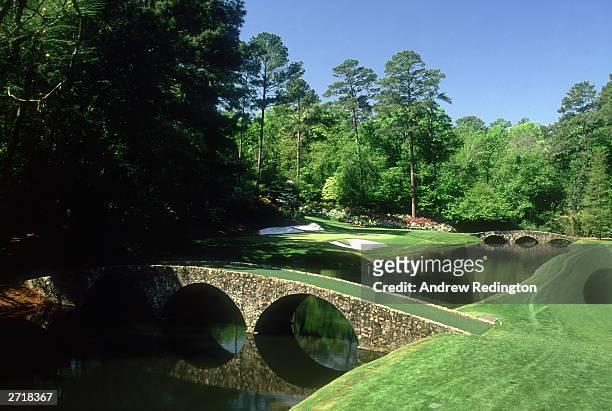 General view of the 12th hole taken during the 2000 US Masters held in April, 2000 at the Augusta National Golf Club, in Augusta, Georgia, USA.