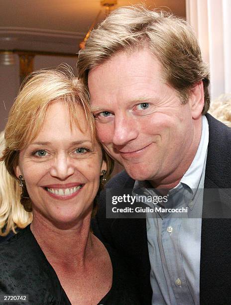 Actor Dean Butler and wife Katherine Cannon attend "My Dinner of Herbs" by Efrem Zimbalist, Jr event at The Hollywood History Museum on November 11,...