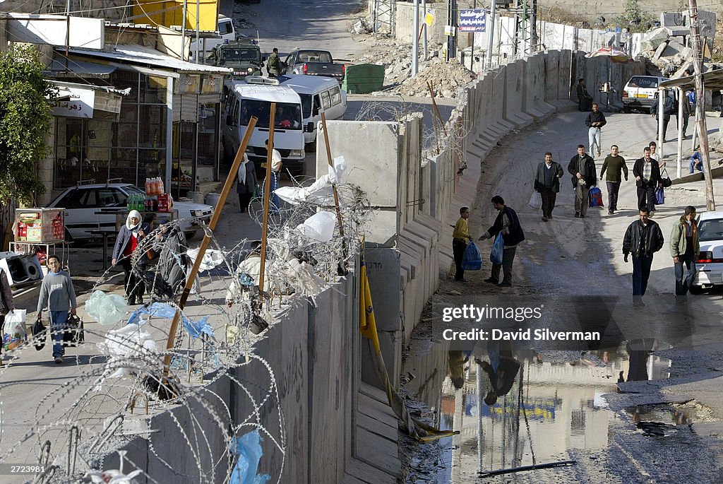 Graffiti Appears On Israel's Separation Wall