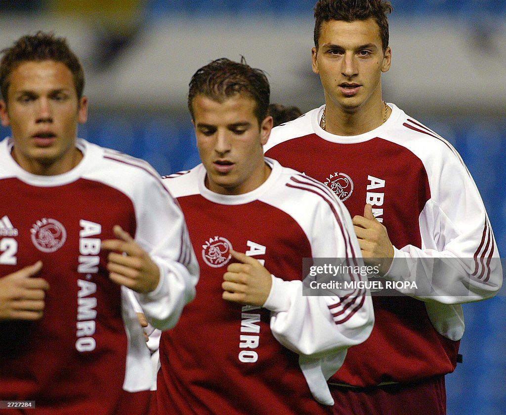 AFC Ajax's forward Swedish Zlatan Ibrahi