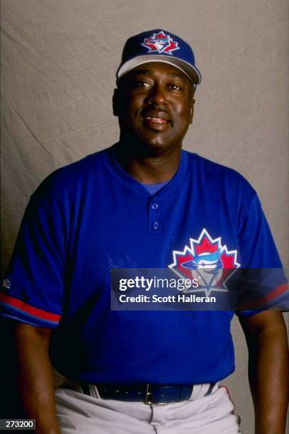 Gary Matthews of the Toronto Blue Jays at Spring Training in Dunedin, Florida.