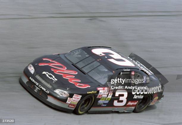 Dale Earnhardt in action during the Nascar Daytona 500 at the Daytona International Speedway in Daytona Beach, Florida. Earnhardt finished first....