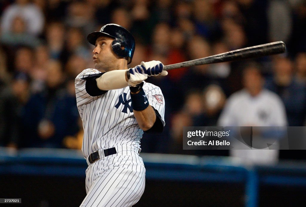 Derek Jeter at bat