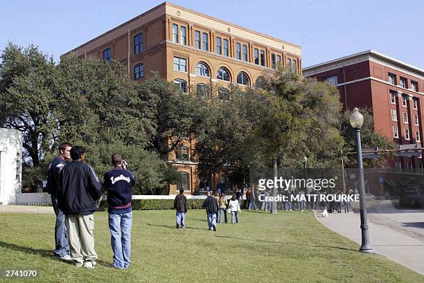This 10 November, 2003 photo shows the Dallas County Administration Building in Dallas, Texas. Assassin Lee Harvey Oswald shot and killed then...
