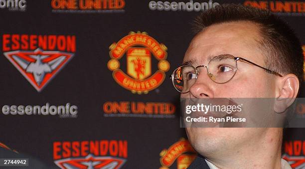 Benjamin Hatton Manchester United Fc And Essendon Fc Announce Business Agreement Photos ...
